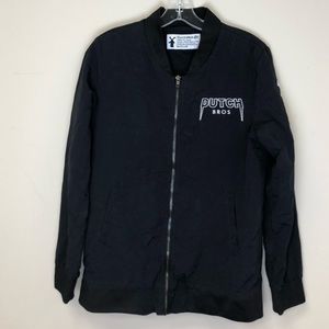 Retro Dutch bros Bomber jacket
